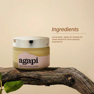 Jojoba Rosehip Cream- 55g – Face Cream on Brown Living™. SKU: JRC-01. Img 2.