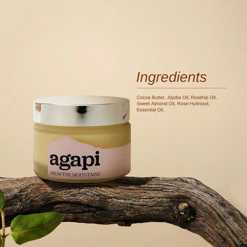 Jojoba Rosehip Cream- 55g – Face Cream on Brown Living™. SKU: JRC-01. Img 2.
