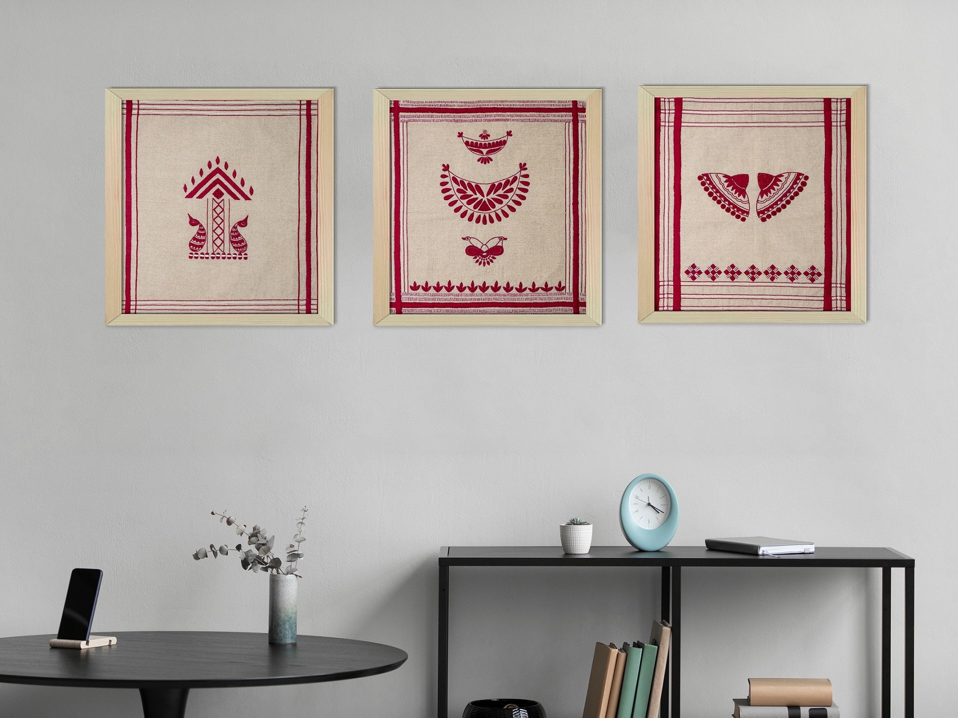 Joon Biri Style Wall Art 15 X 17 Inches - Unframed – Wall Decor on Brown Living™. SKU: UD00000206. Img 2.