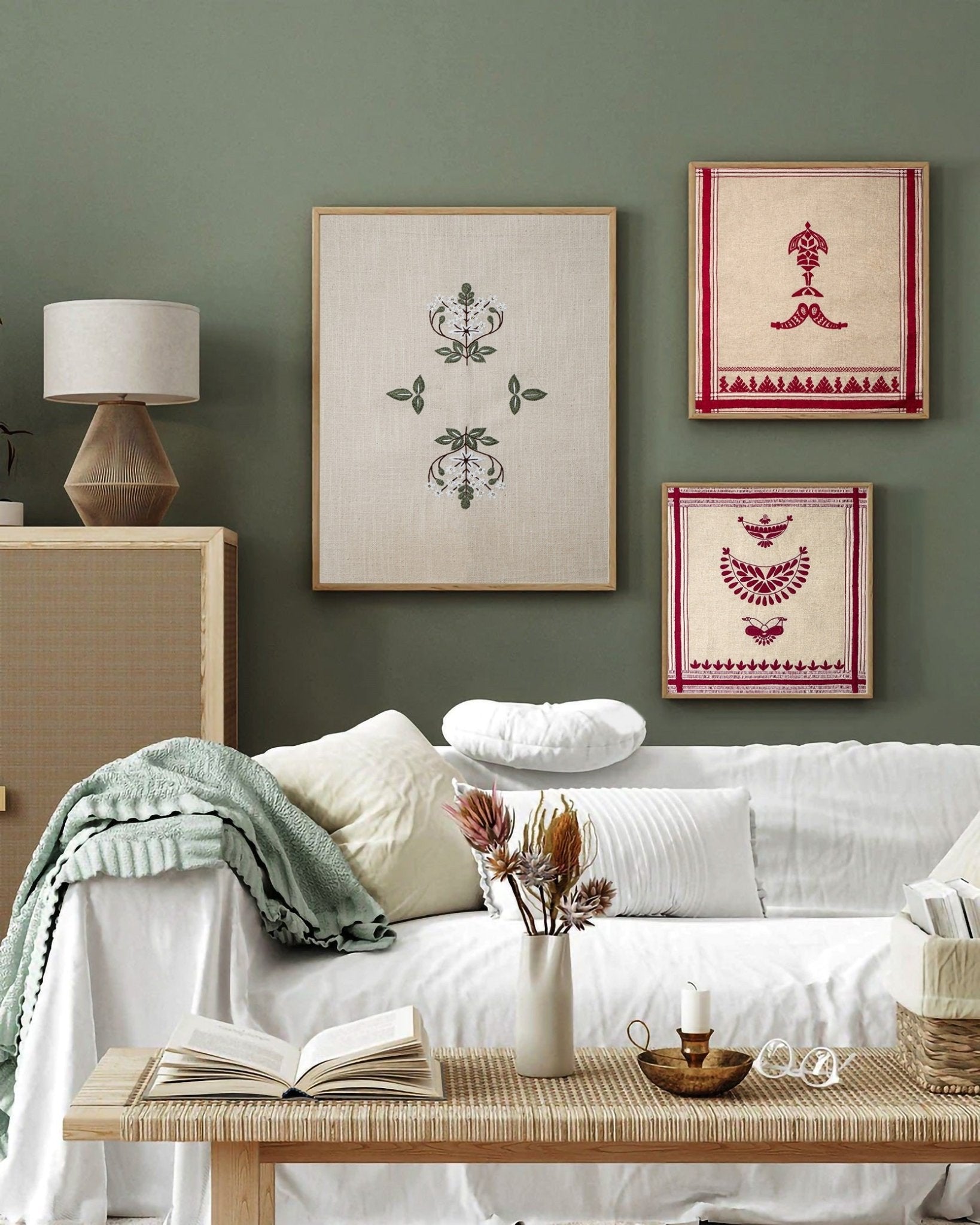 Joon Biri Style Wall Art 15 X 17 Inches - Unframed – Wall Decor on Brown Living™. SKU: UD00000206. Img 3.