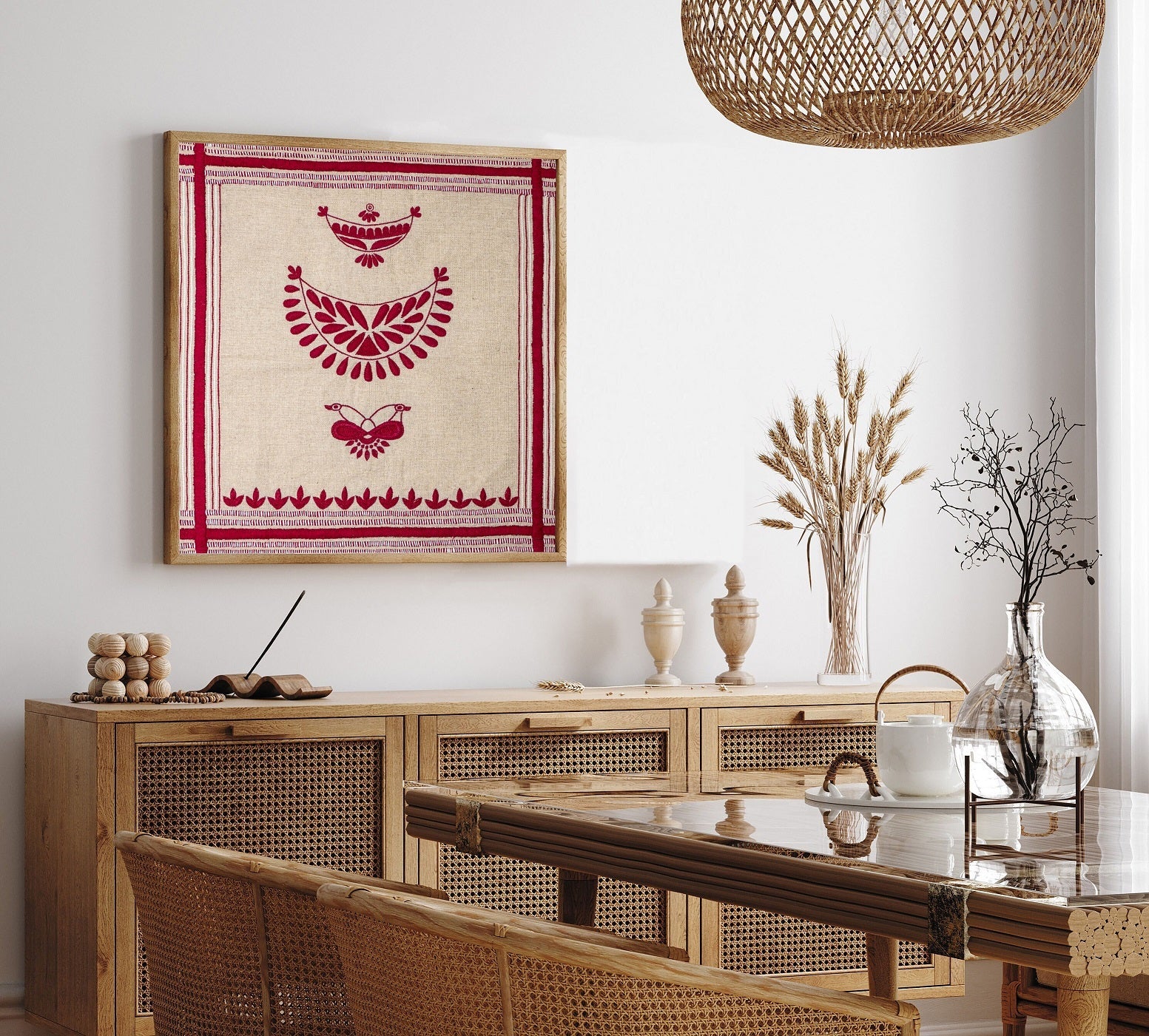 Joon Biri Style Wall Art 15 X 17 Inches - Unframed – Wall Decor on Brown Living™. SKU: UD00000206. Img 1.