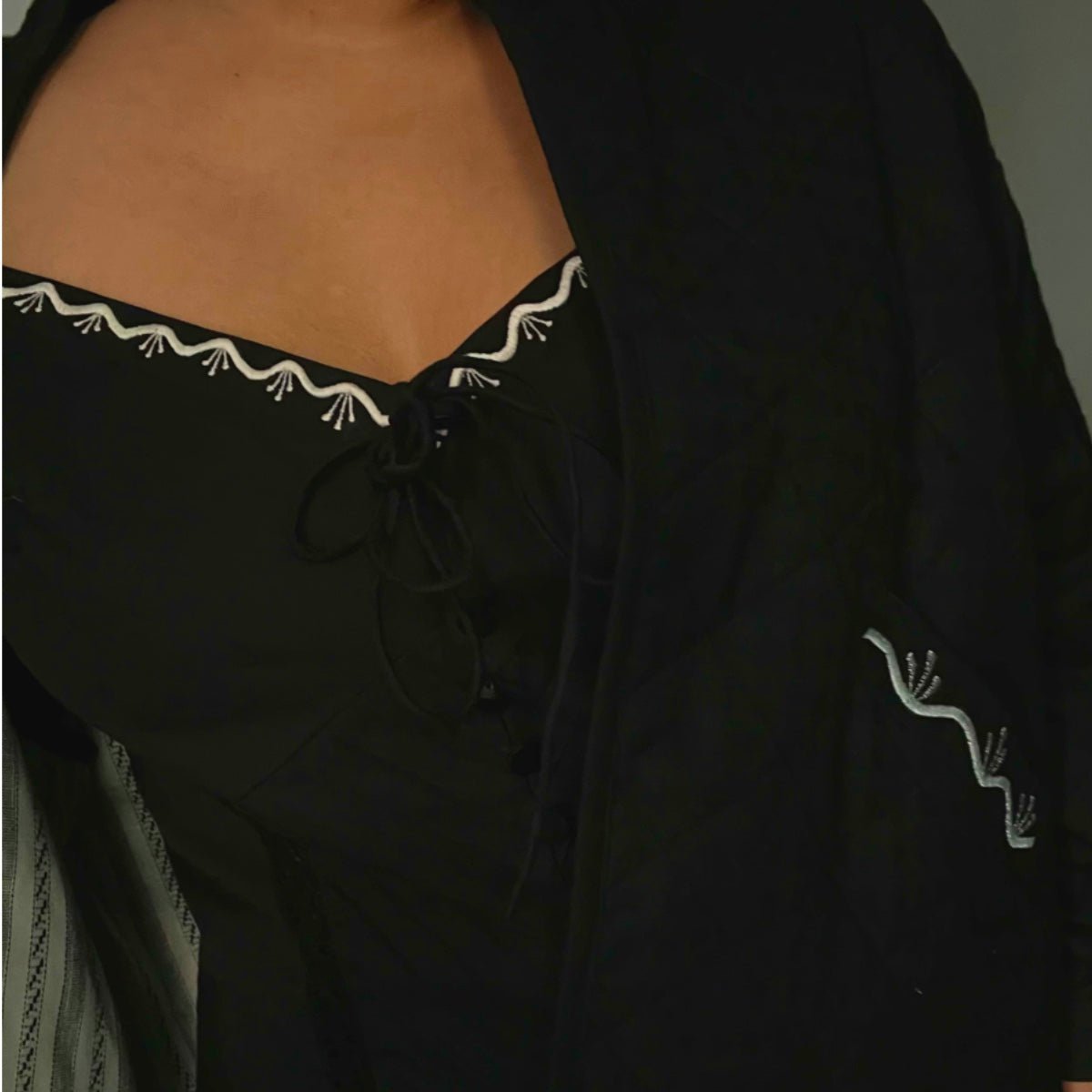 Joslin Top – Stylish Women’s Party Wear – Womens Top by erna available on Brown Living™. Xs . SKU: ER - TOP - JOCELYN - XS - 001. Img 4.