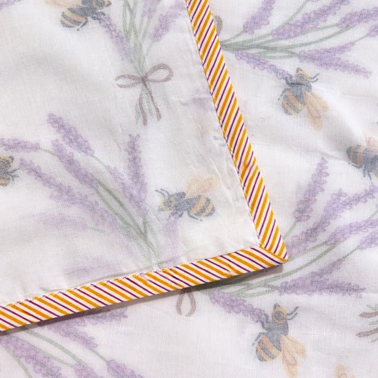 Jowar Carolina Cotton Dohar | Premium Lightweight Blanket – Bedding on Brown Living™. SKU: EE-JE-DD. Img 3.