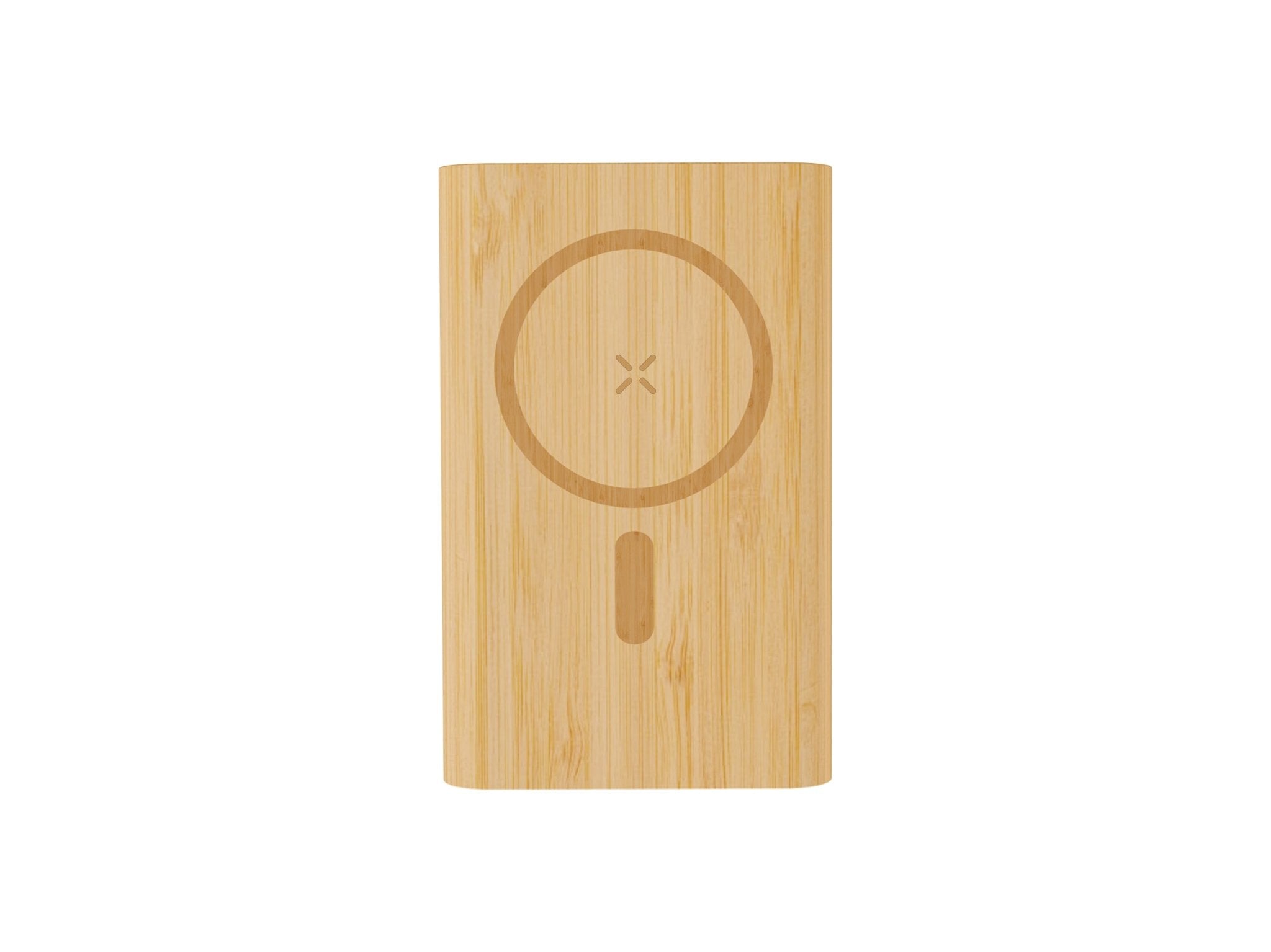 Juniper 2.0 10000mAh MagSafe Wireless Bamboo Power Bank – Desk Accessories on Brown Living™. SKU: MT626. Img 3.