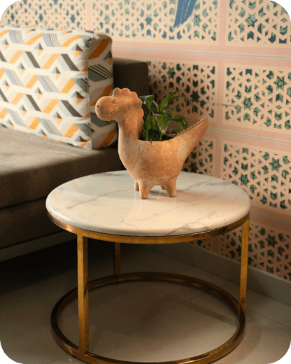 Jurassic Dinosaur Earthen Planter – Pots & Planters by Swadeh available on Brown Living™. . SKU: A0_plt_0025. Img 3.