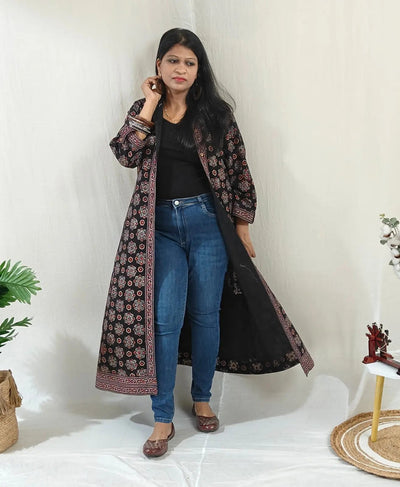 Kaashi Cotton Shirt Dress for Women – Womens Dress on Brown Living™. SKU: JUL25-BSHD-FECJ-AKS-1. Img 6.