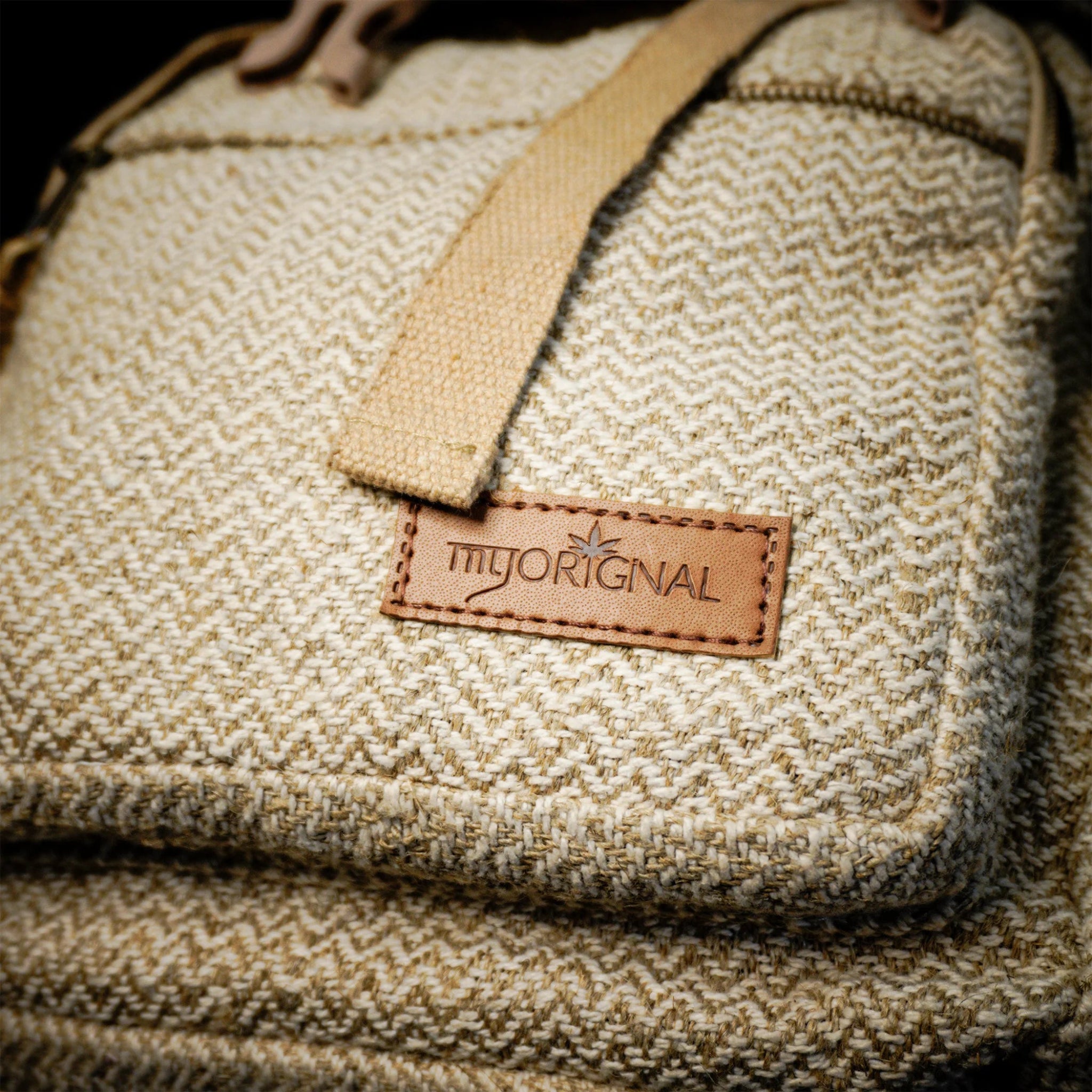 Kabru Backpack | Hemp and Cotton Blend Backpack | Sustainable Everyday – Backpacks on Brown Living™. SKU: OGBPKB01N. Img 6.