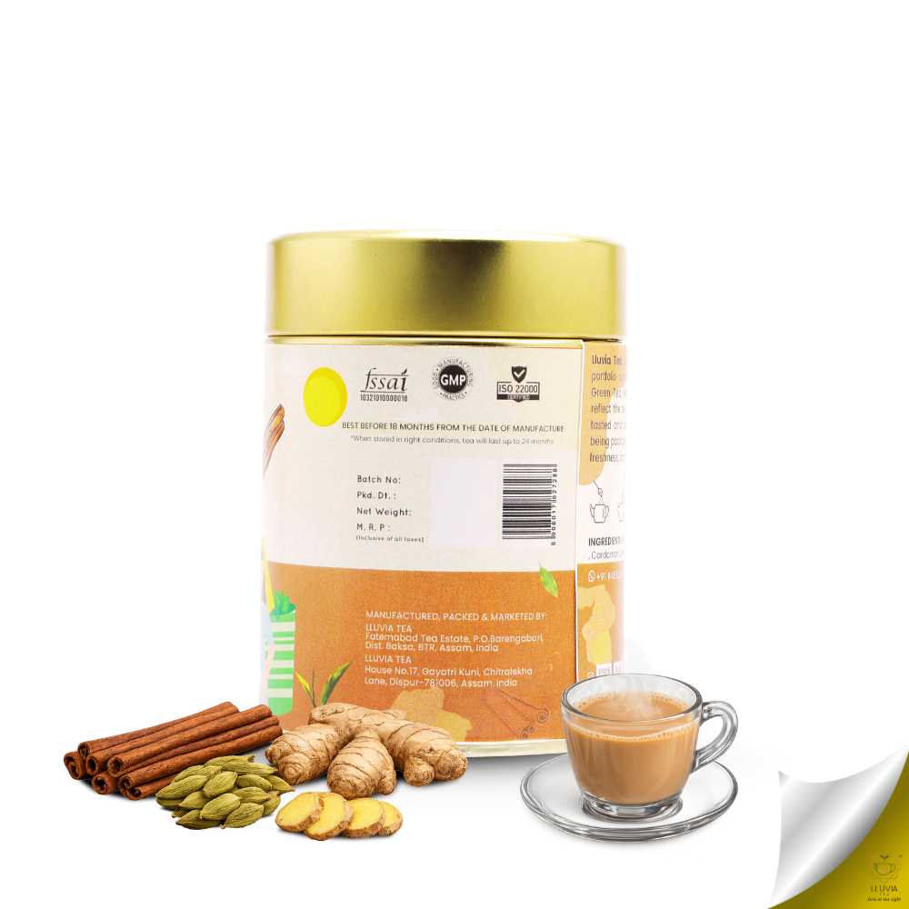 Kadak Masala Chai – Immunity & Metabolism Boost – 70g – Tea on Brown Living™. SKU: KKTin50New. Img 3.