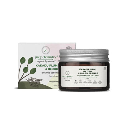 Kakadu Plum, Matcha & Blood Orange Organic Face Mask - 20g | Verified Sustainable by Brown Living™