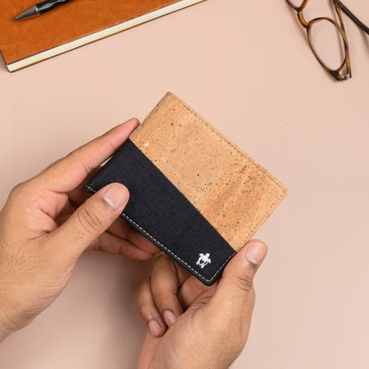 Kakapo Cork & Canvas Unisex Bifold Wallet | Verified Sustainable by Brown Living™