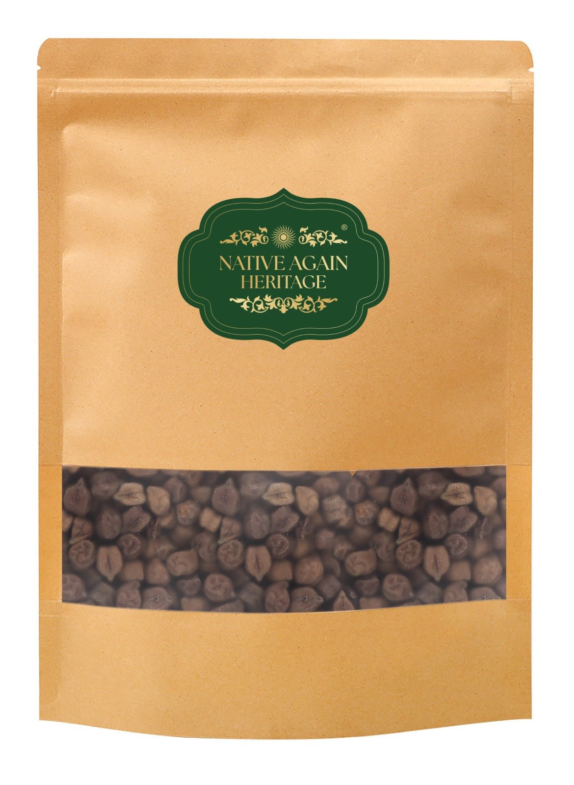 Kala Chana 500g – Protein Rich Black Chickpeas – Cereal & Meusli on Brown Living™. SKU: I00030. Img 2.