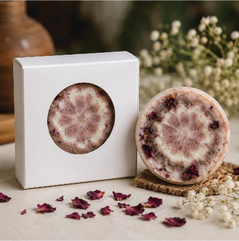 Kaleidoscope Artisan Soap | Handmade Cold Process Designer Soap – Body Soap on Brown Living™. SKU: LN-KAL80-01. Img 2.