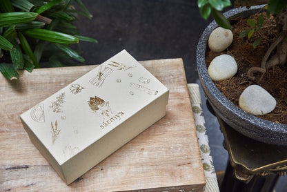 Kama Gift Box - Ayurvedic Luxury & Rejuvenation – Gift Giving by Sātmya available on Brown Living™. . SKU: Kamag_500gms. Img 1.