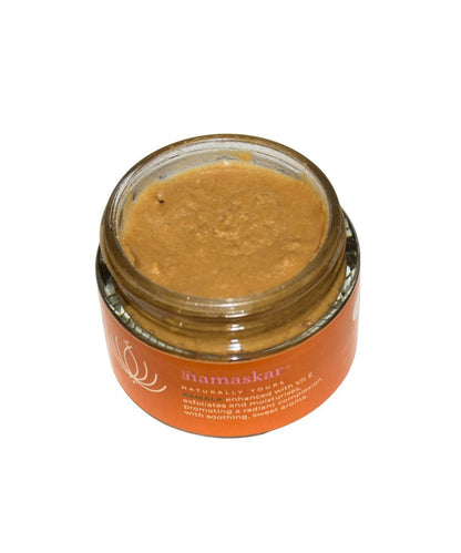 Kamala | Whipped Vanilla Maple Sugar Scrub - 50gms – Body Scrub on Brown Living™. SKU: Van-Scrub-04-NAM. Img 4.