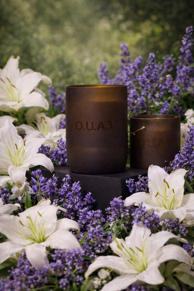 Kashmir Daffodils Handpoured Soy Wax Scented Candle – Candles & Fragrances on Brown Living™. SKU: OKD5. Img 2.