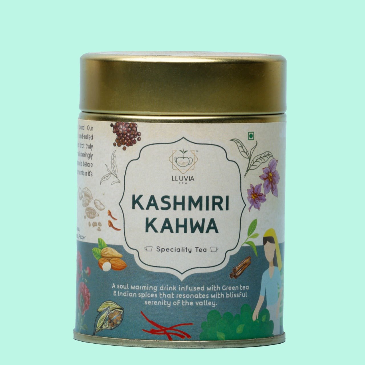 Kashmiri Kahwa - Antioxidant & Boosts Immunity - 50g | Verified Sustainable by Brown Living™