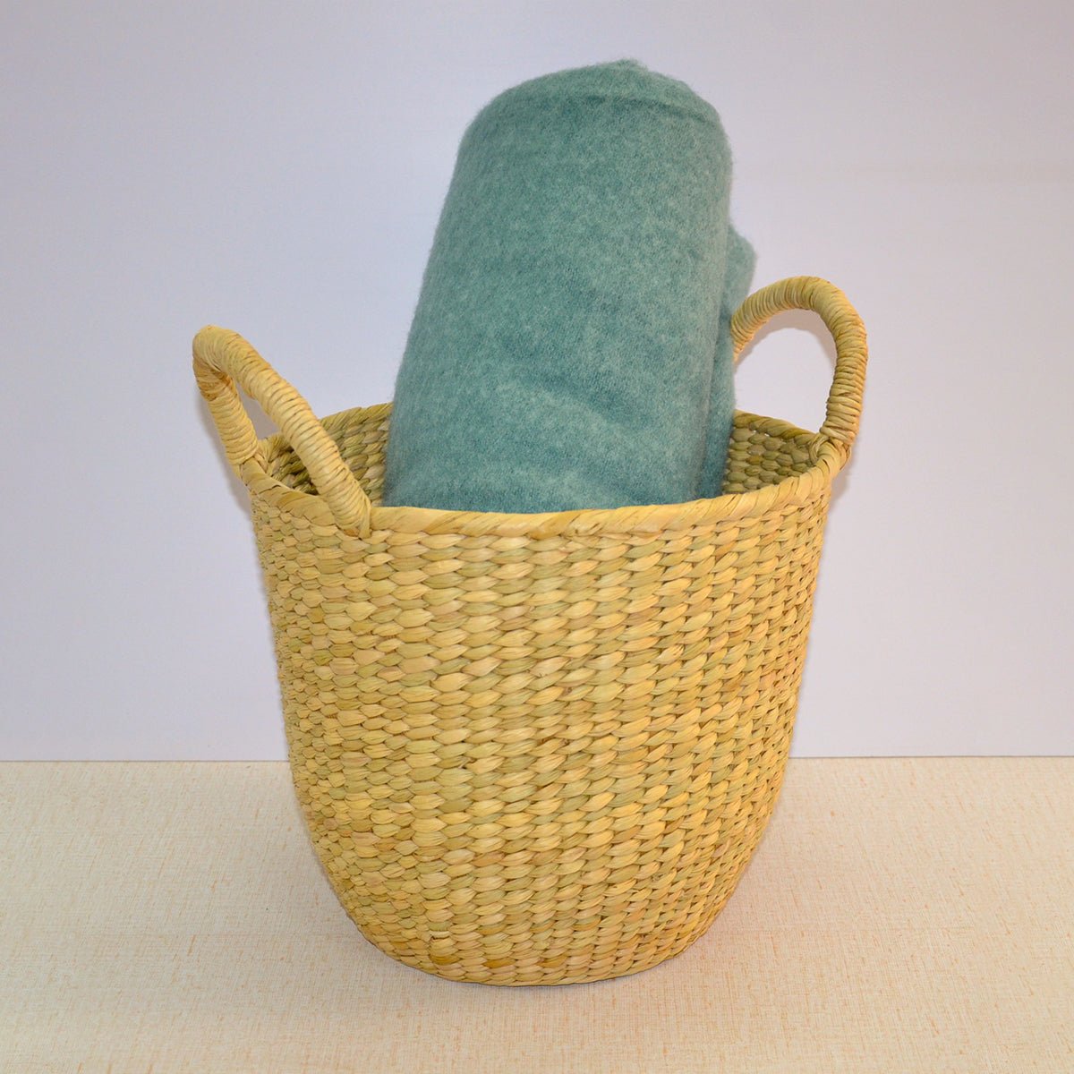 Kauna Curved Storage Basket – Baskets & Boxes by DHARINI available on Brown Living™. . SKU: KAUBAS034A. Img 4.