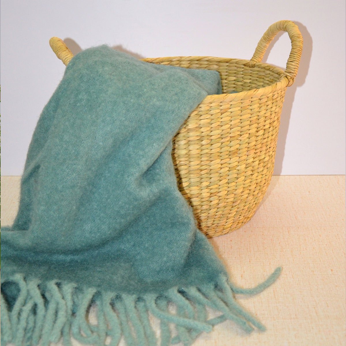 Kauna Curved Storage Basket – Baskets & Boxes by DHARINI available on Brown Living™. . SKU: KAUBAS034A. Img 3.