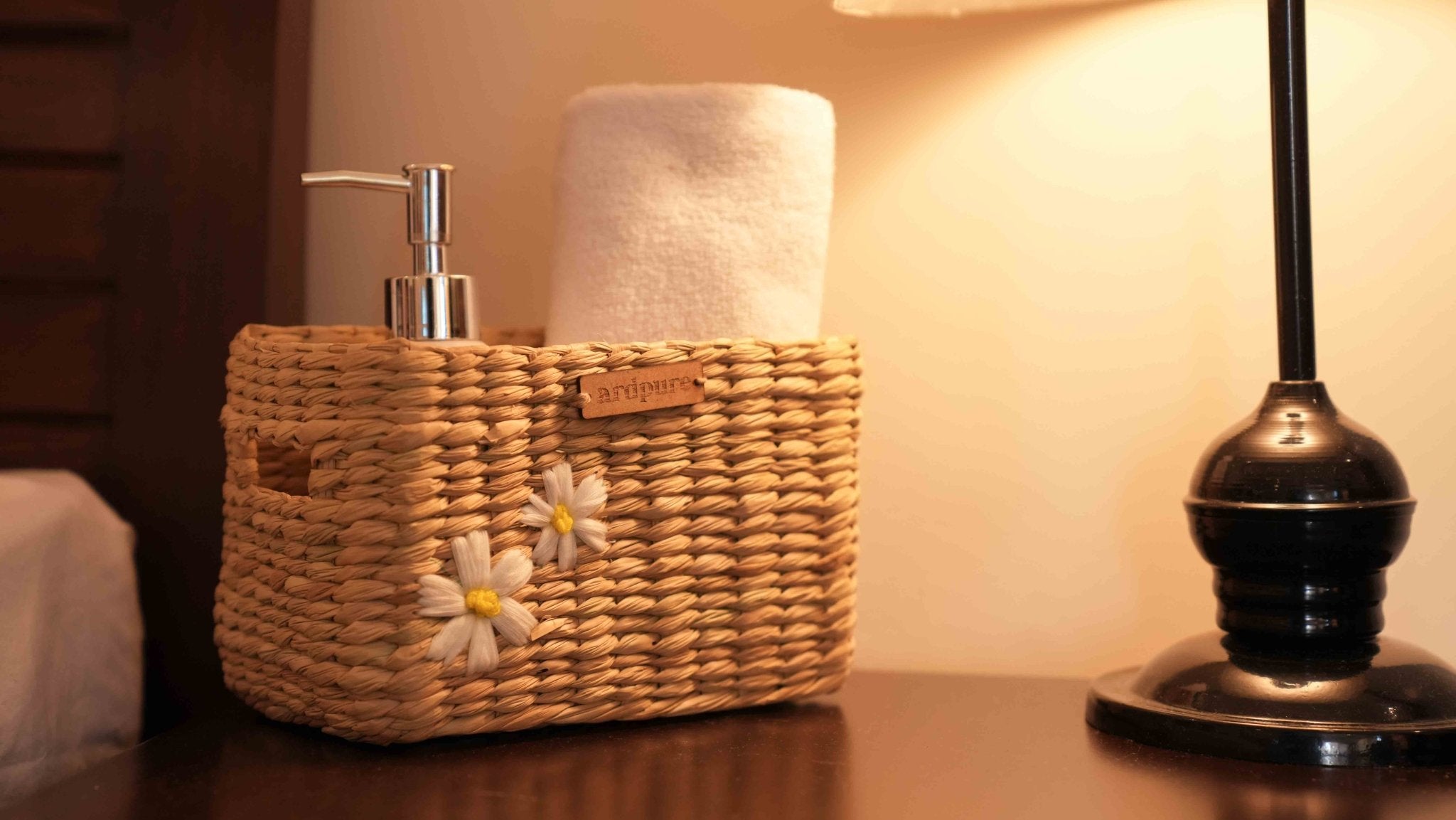 Kauna Embroidered Organisers Set of 3 | Handwoven Storage Baskets – Organisers on Brown Living™. SKU: 508K. Img 4.