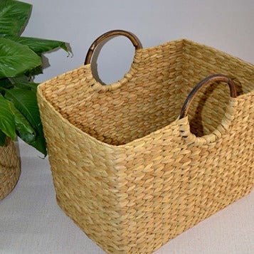 Kauna Laundry & Storage Basket – Baskets & Boxes on Brown Living™. SKU: KALBAS004A. Img 2.