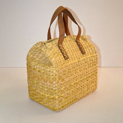 Kauna Lunch & Picnic Basket Natural – Baskets & Boxes on Brown Living™. SKU: KAPBAS027A-large. Img 4.