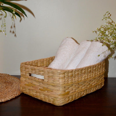 Kauna Rectangular Tray - Natural – Baskets & Boxes on Brown Living™. SKU: KABTRA022A - n. Img 4.
