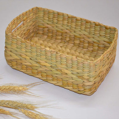 Kauna Rectangular Tray - Natural – Baskets & Boxes on Brown Living™. SKU: KATRAY012A - n. Img 6.
