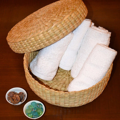 Kauna Round Gift & Utility Box – Baskets & Boxes on Brown Living™. SKU: KARBOX033A. Img 5.