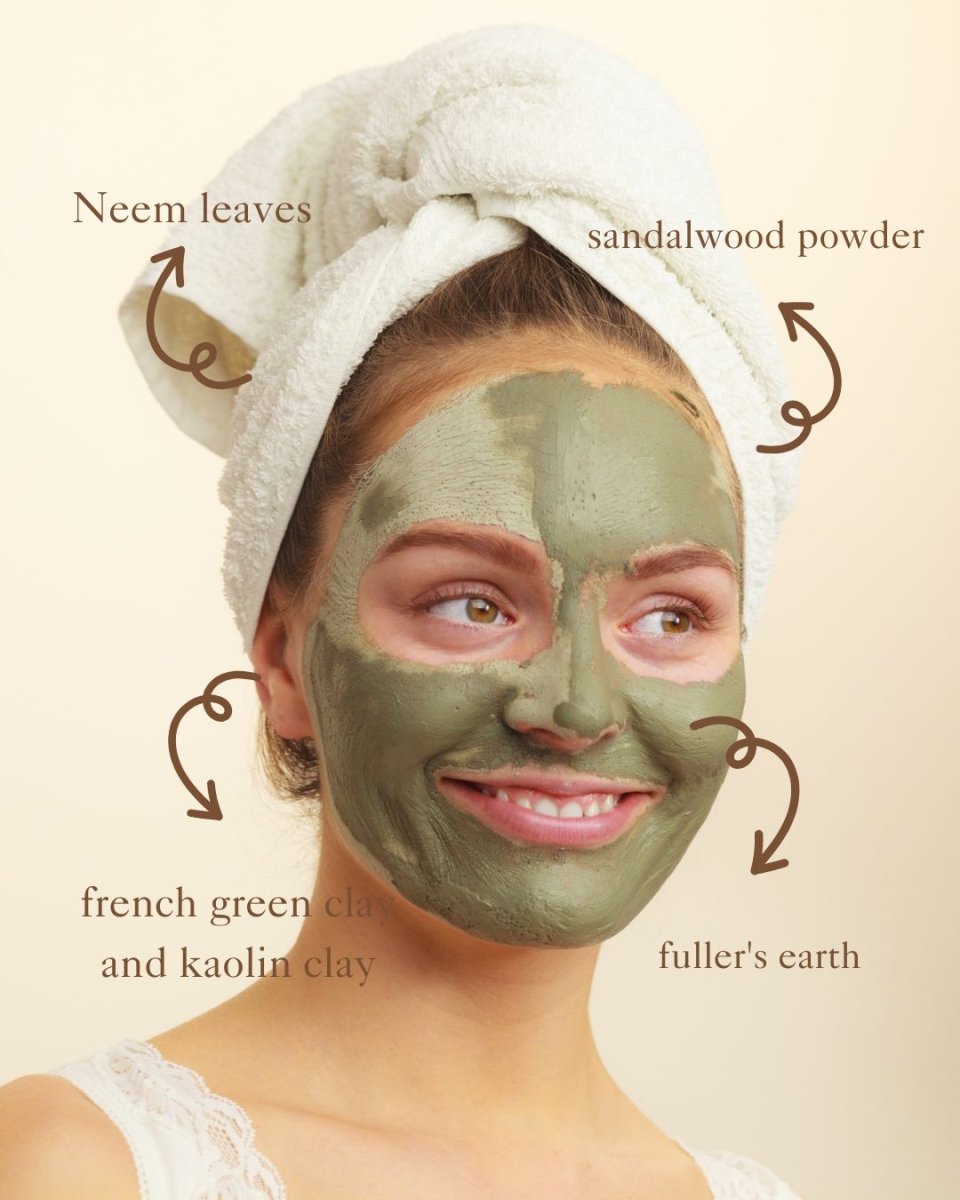 Kesar Glowing Face Mask - Pack 100 g – Face Pack on Brown Living™. SKU: SOB - FM - 3. Img 24.