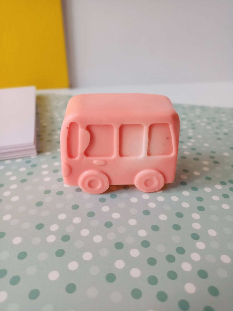 Kids Bus Shaped Goat Milk Shea Butter Soap Bar 100g | Verified Sustainable by Brown Living™