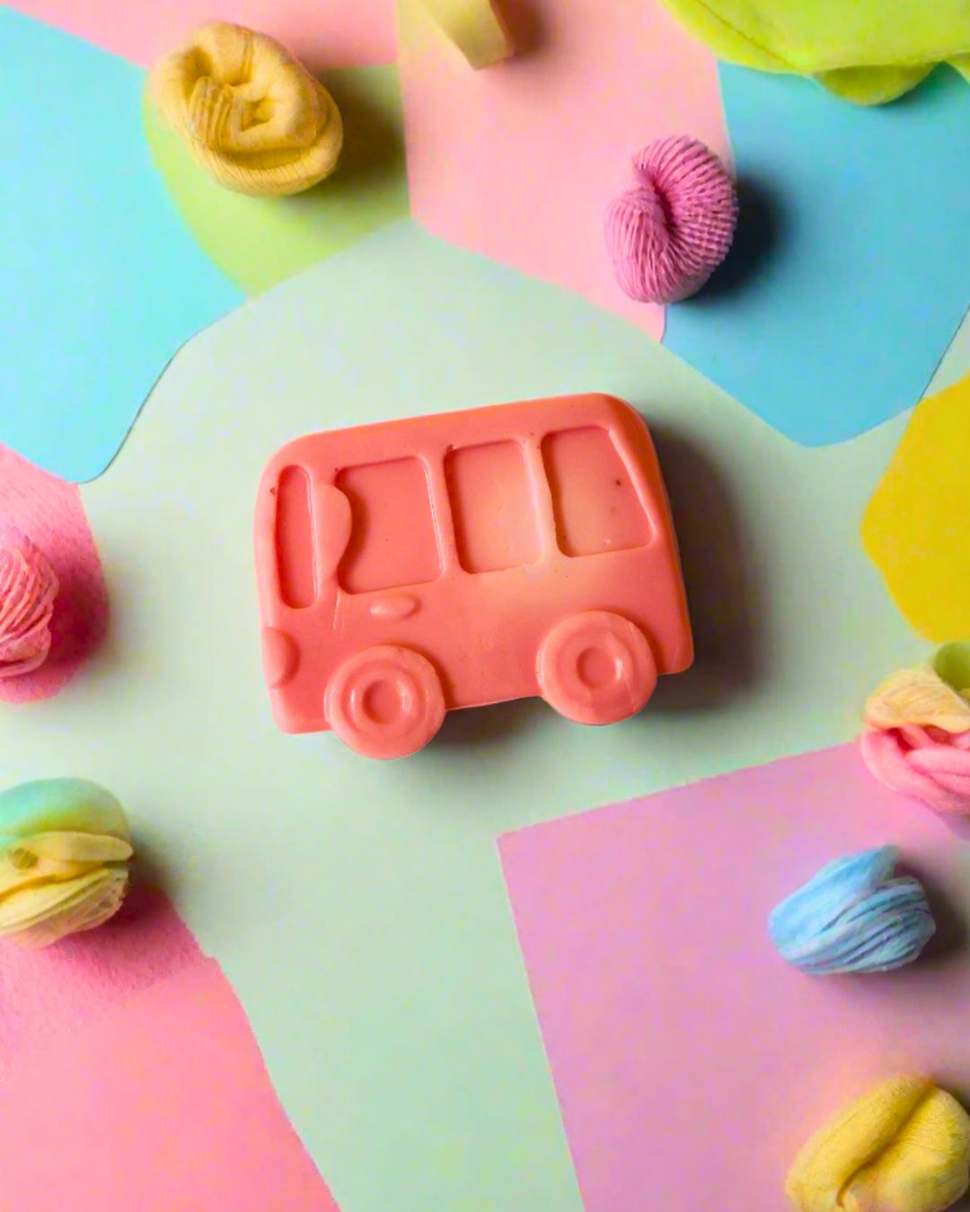 Kids’ Fun Soap Bars – Cartoon, Animal & Vehicle Soap 100g Bar – Body Soap on Brown Living™. SKU: SOB - SOAP - 32A. Img 6.