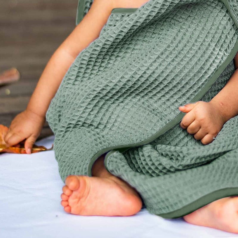 Kids Organic Cotton Rectangular Towel Set | Verified Sustainable Kids Daywear Sets on Brown Living™