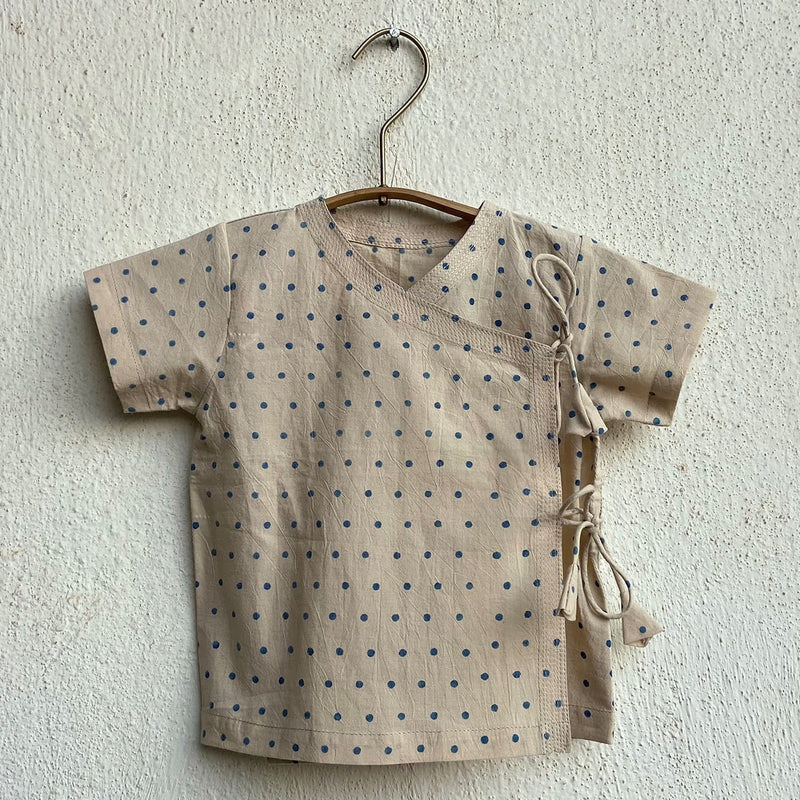 Kids Unisex Organic Cotton Raidana Angarakha and Check Pants | Verified Sustainable Kids Daywear Sets on Brown Living™