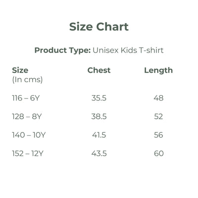Kid’s Unisex T-Shirt – Plant Dyed, 0 Toxin & Anti - Microbial – Kids T-Shirts on Brown Living™. SKU: BVK015IG6. Img 9.
