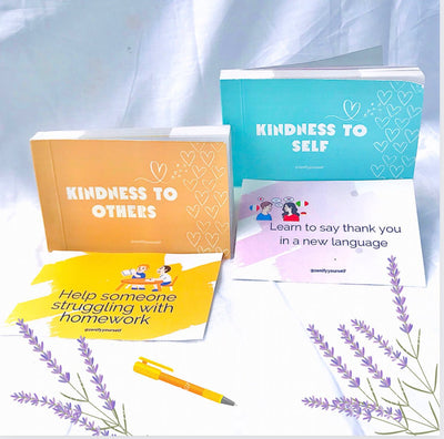 Kindness to Self & Others Journal for Kids – Gratitude & Mindfulness – Notebooks & Notepads on Brown Living™. SKU: KIN - SE - OTK. Img 1.