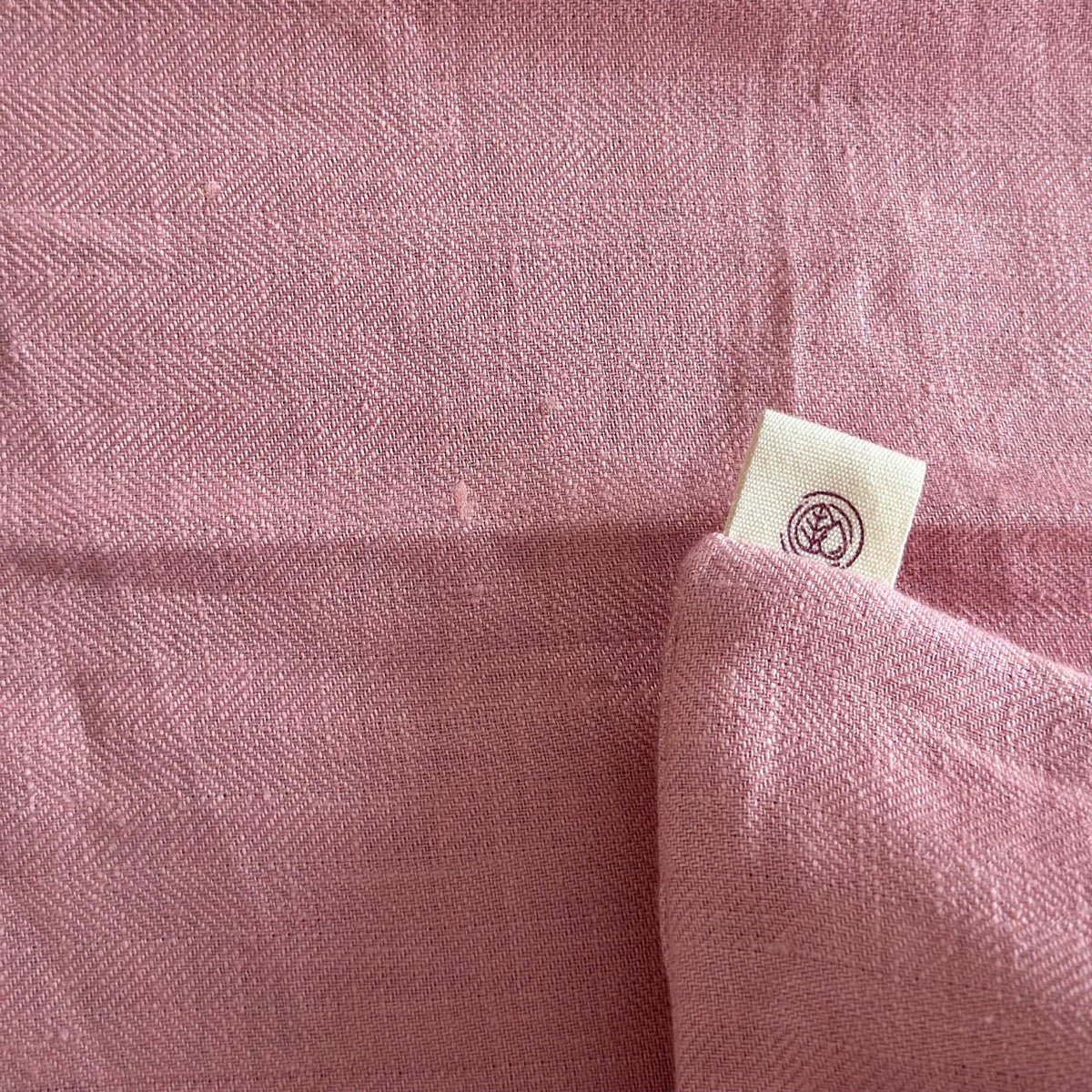 King Size Pastel Pink 100% Hemp Fabric Bedsheet Set - Bhinasaar | Verified Sustainable by Brown Living™