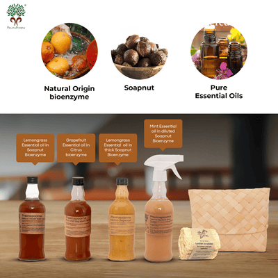 Kitchen Care Pack | food - safe plant based Soapnut degreasers, cleaners – Cleaning Products on Brown Living™. SKU: SKU_K04. Img 11.