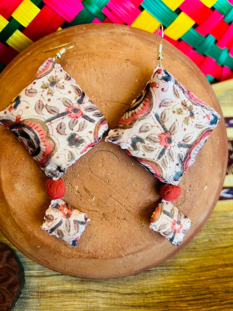 Kohra- Fabric Earrings | Handcrafted by Artisans