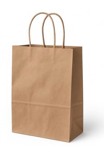 Kraft Paper Bags Eco - Friendly Carry Bags (All Sizes) – Reusable Bag on Brown Living™. SKU: CLEC-16. Img 3.