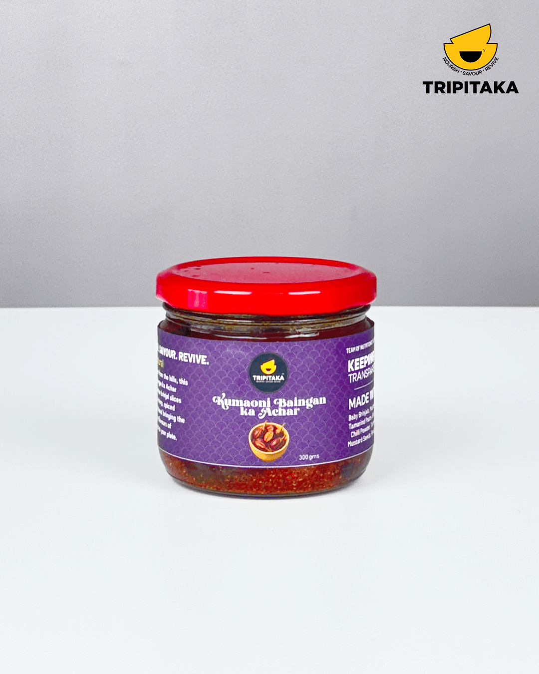 Kumaoni Baingan ka Achar | Uttarakhand Brinjal Pickle | 250g – Pickles & Chutney on Brown Living™. SKU: TP-PK-KB. Img 1.