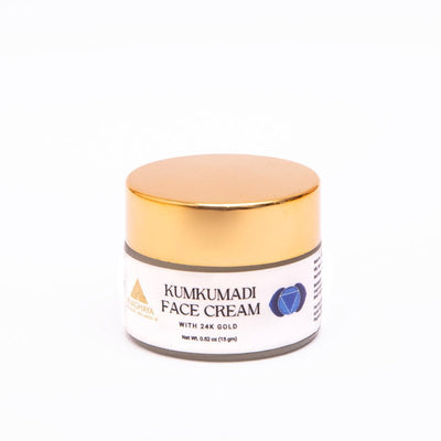 Kumkumadi Face Cream with 24K Gold 50g | Nourishing Daily Face Cream – Face Cream on Brown Living™. SKU: 07. Img 5.