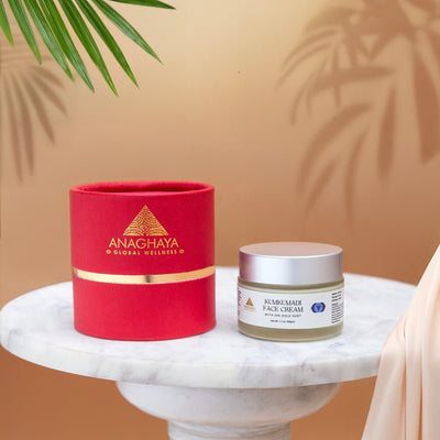 Kumkumadi Face Cream with 24K Gold 50g | Nourishing Daily Face Cream – Face Cream on Brown Living™. SKU: 07. Img 1.