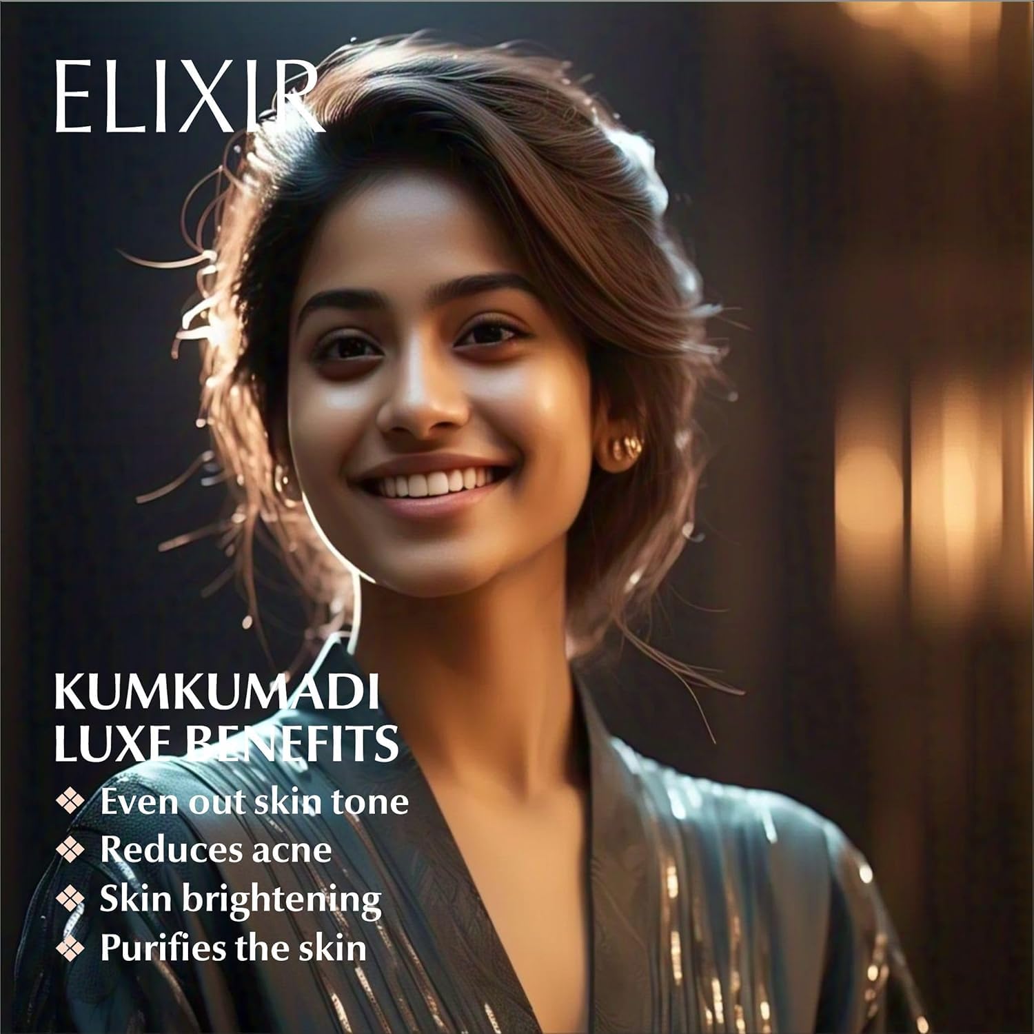 Kumkumadi Luxury Face Pack Ayurvedic Anti-Aging -50ml – Face Pack on Brown Living™. SKU: 24-KM-LP-50ML. Img 1.