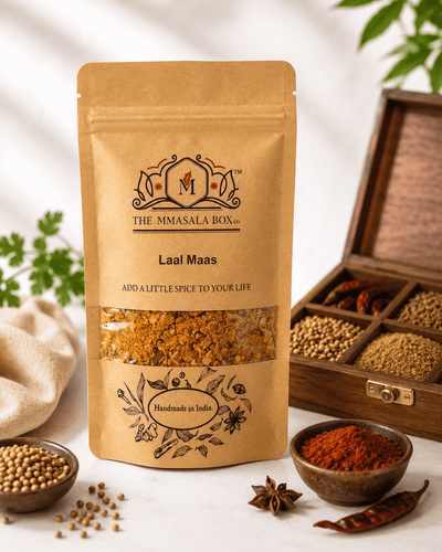 Laal Maas Masala 100g – Authentic Rajasthani Red Curry Spice – Seasonings & Spices on Brown Living™. SKU: TMMBC11. Img 3.