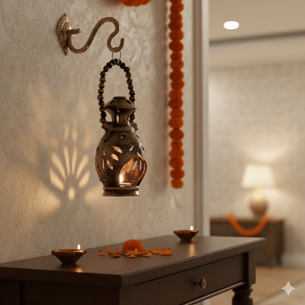 Laltain Large - Diwali Decoration & Festival Lighting – Home Decor on Brown Living™. SKU: D55. Img 3.