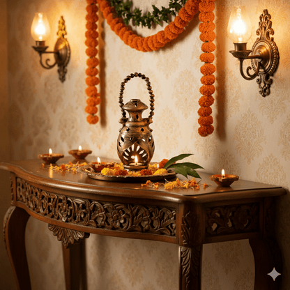 Laltain Large - Diwali Decoration & Festival Lighting – Home Decor on Brown Living™. SKU: D55. Img 4.