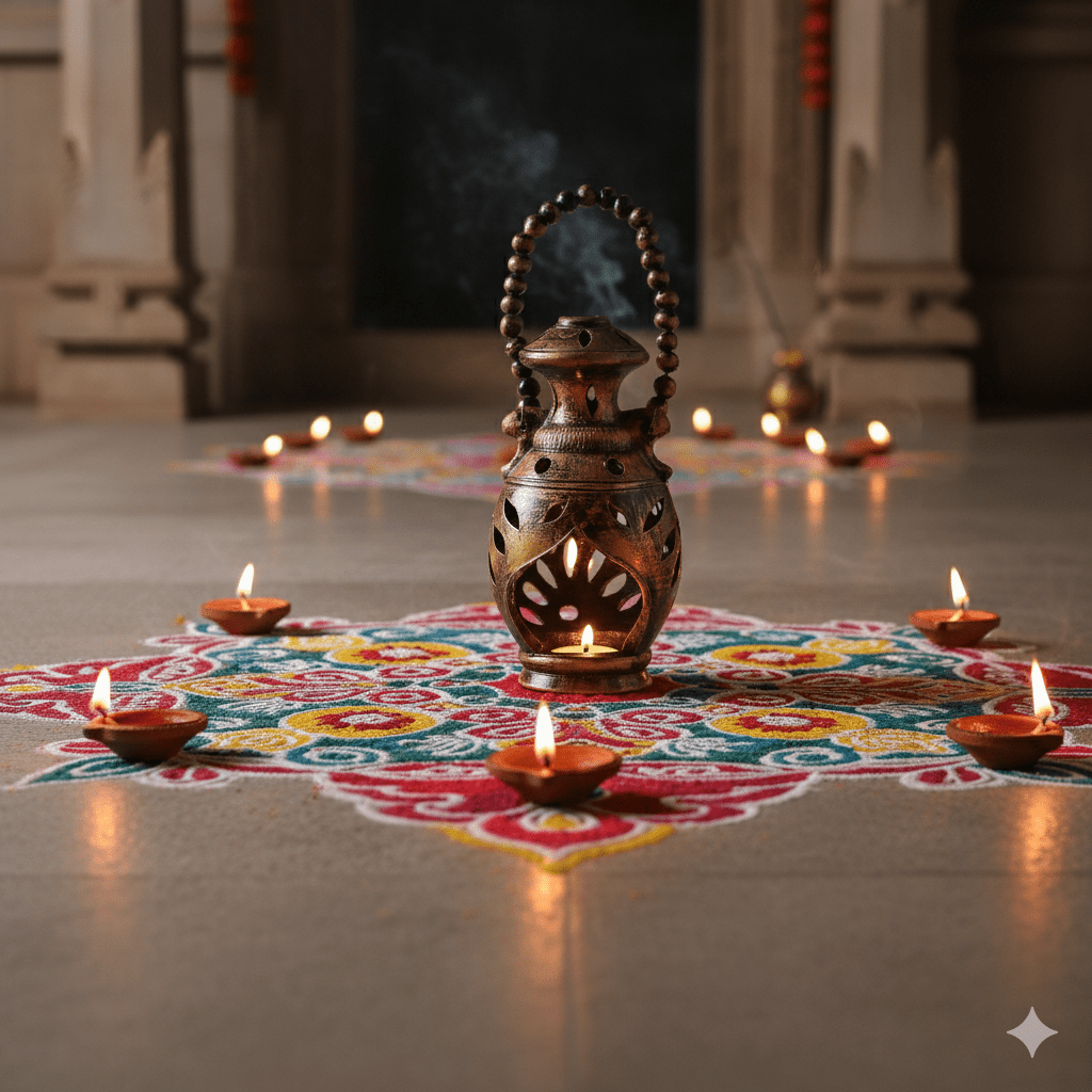 Laltain Medium - Diwali Decoration & Festival Lighting – Home Decor on Brown Living™. SKU: D54. Img 1.