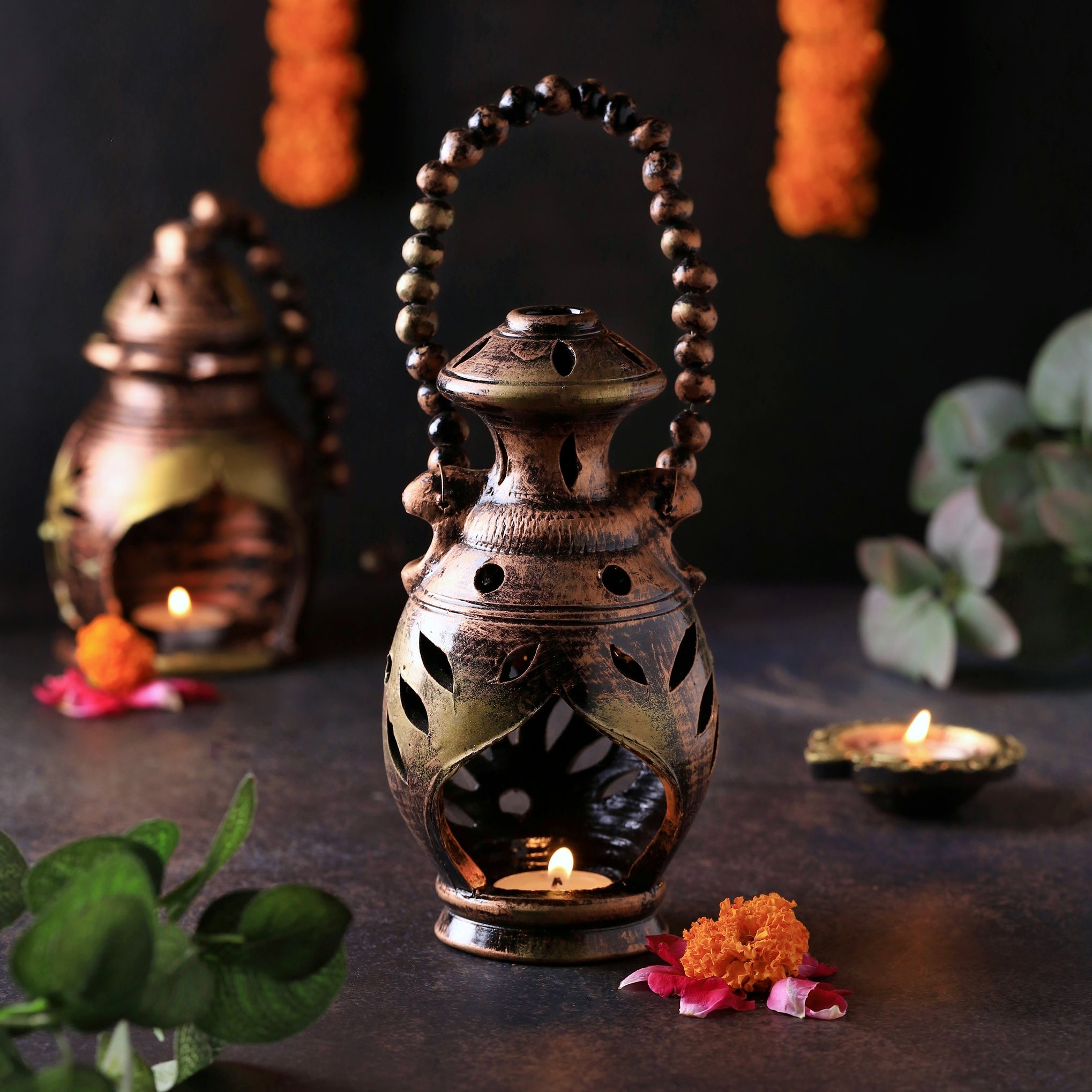 Laltain Medium - Diwali Decoration & Festival Lighting – Home Decor on Brown Living™. SKU: D54. Img 4.