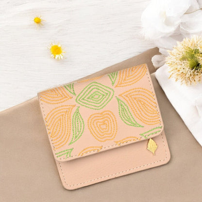 Lana - Cactus Leather Cardholder (Almond) – Card Sleeves on Brown Living™. SKU: CHGH8010. Img 9.