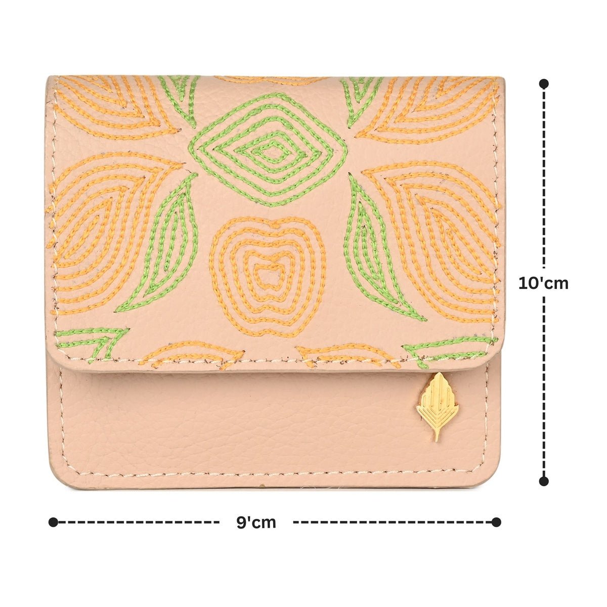 Lana - Cactus Leather Cardholder (Almond) – Card Sleeves on Brown Living™. SKU: CHGH8010. Img 6.